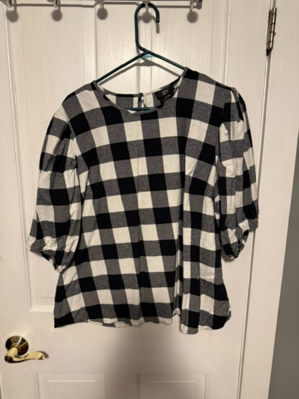 CCX Flannel Plaid Blouse